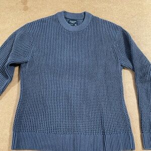 Oversized Waffle Crew Sweater